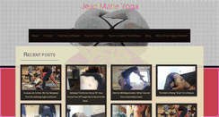 Desktop Screenshot of jeanmarieyoga.com